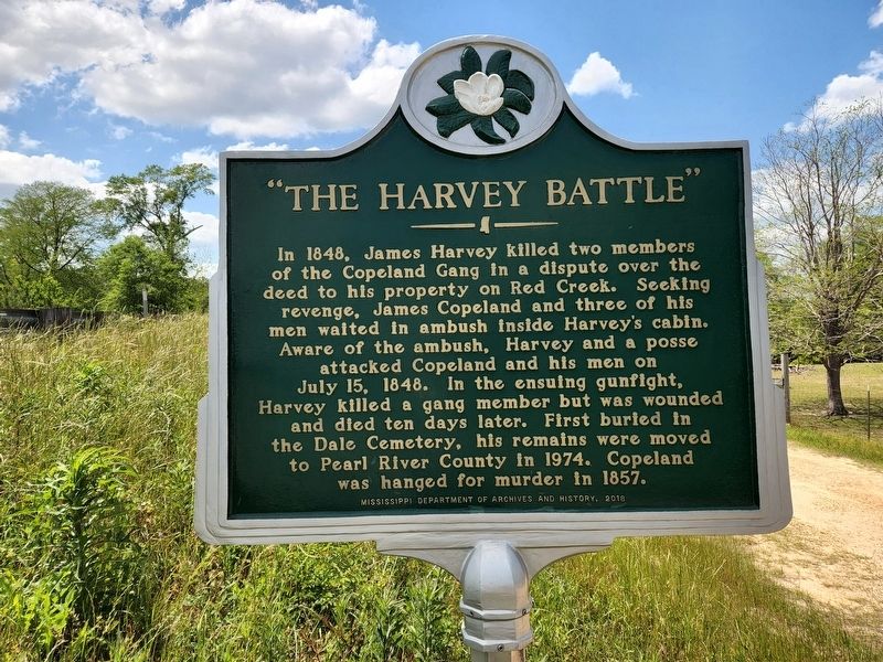 "The Harvey Battle" Marker image. Click for full size.