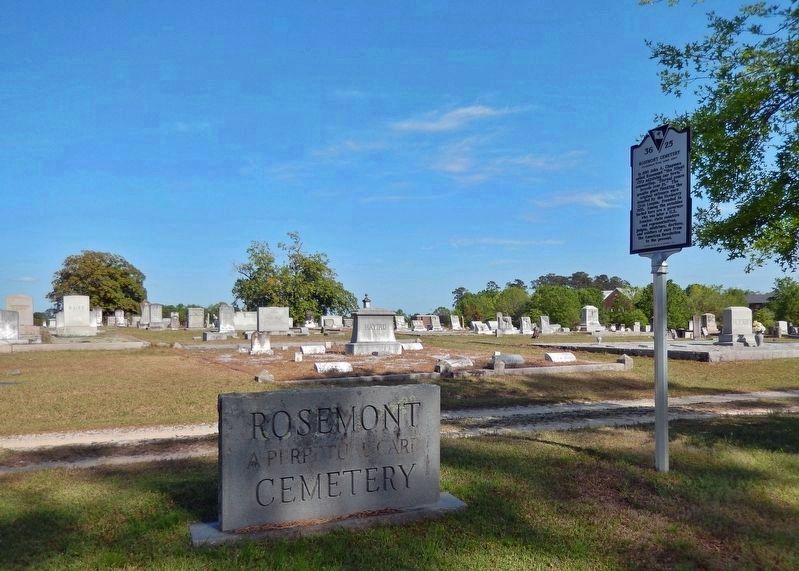 Rosemont Cemetery Marker (<i>side 2</i>)	 image. Click for full size.