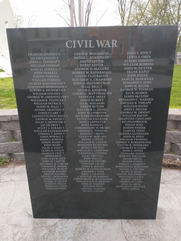 Blanchard Township Civil War Memorial image. Click for full size.