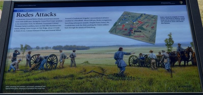 Rodes Attacks Marker. Click for full size. Rodes Attacks Marker image. Click for full size.