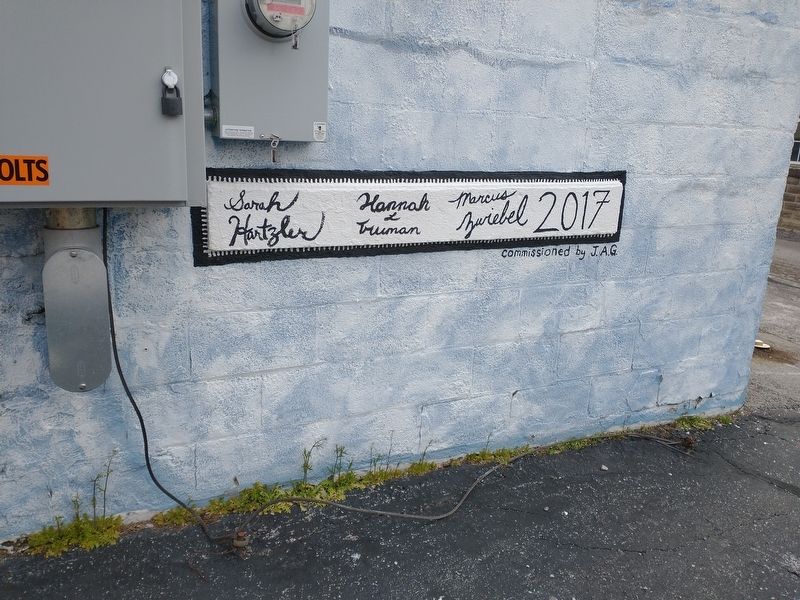 Celebrating Our Heritage Mural Marker image. Click for full size.