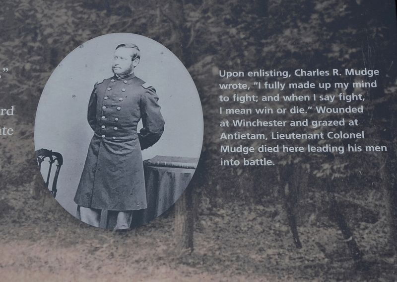 Photograph of Colonel Charles Mudge, 2nd Massachusetts Infantry image. Click for full size.