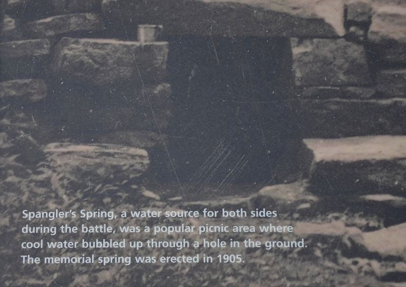 The Fight at Spangler's Spring Marker image. Click for full size.