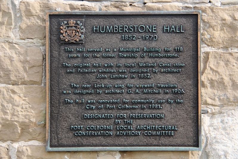 Humberstone Hall Marker image. Click for full size.