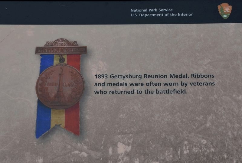 1893 Gettysburg Reunion Medal. Click for full size. 1893 Gettysburg Reunion Medal image. Click for full size.