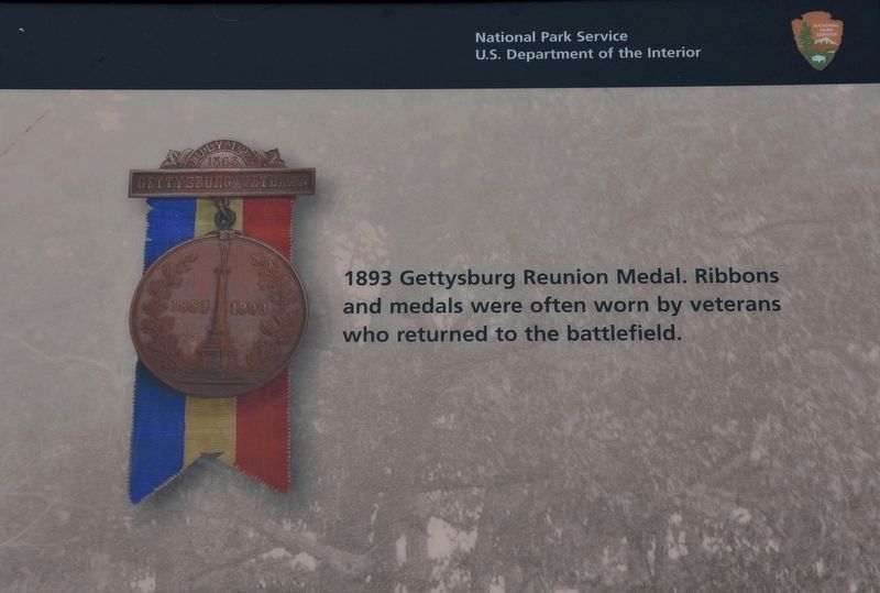 1893 Gettysburg Reunion Medal image. Click for full size.