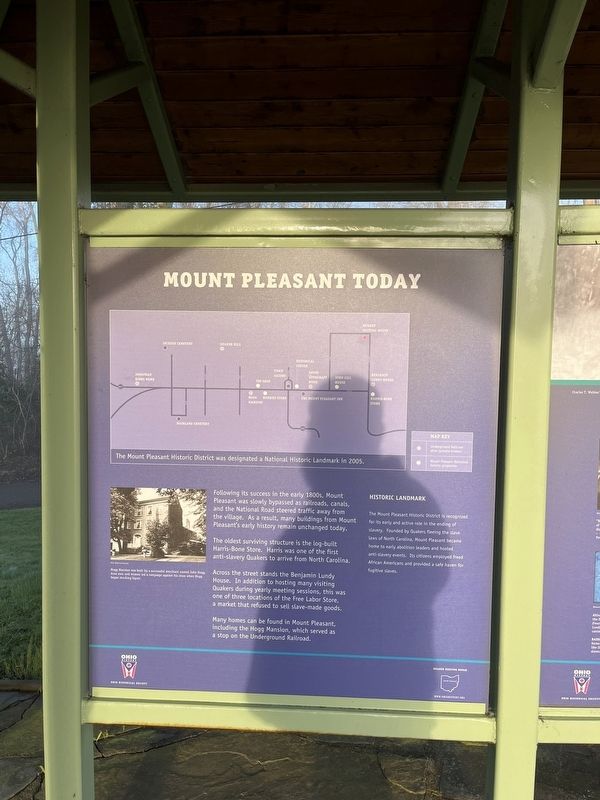 Mount Pleasant Today side of the marker image. Click for full size.