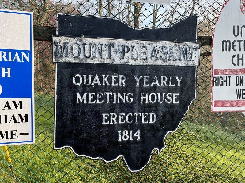 Mount Pleasant Marker image. Click for full size.