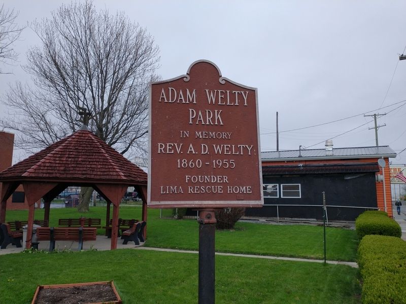Adam Welty Park Marker image. Click for full size.