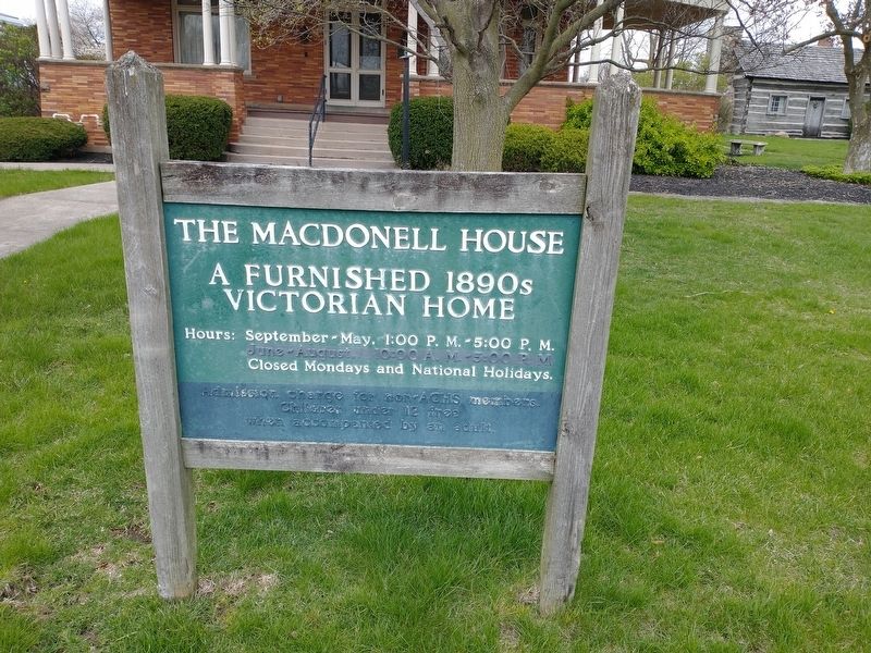 The MacDonnell House Marker. Click for full size. The MacDonnell House Marker image. Click for full size.