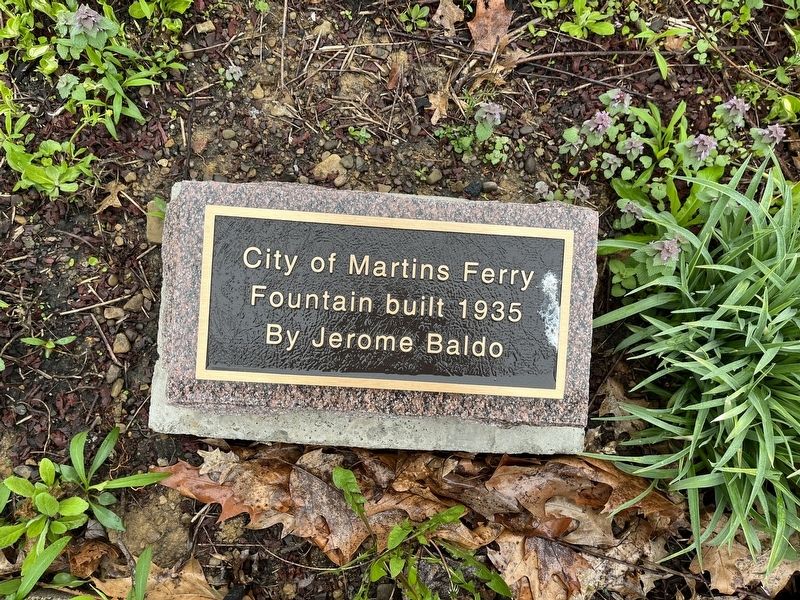 City of Martins Ferry Fountain Marker image. Click for full size.
