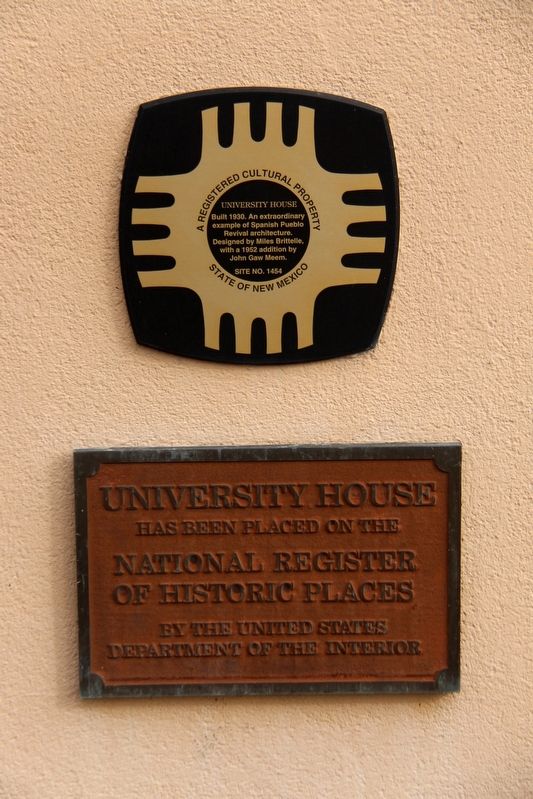 University House Marker image. Click for full size.