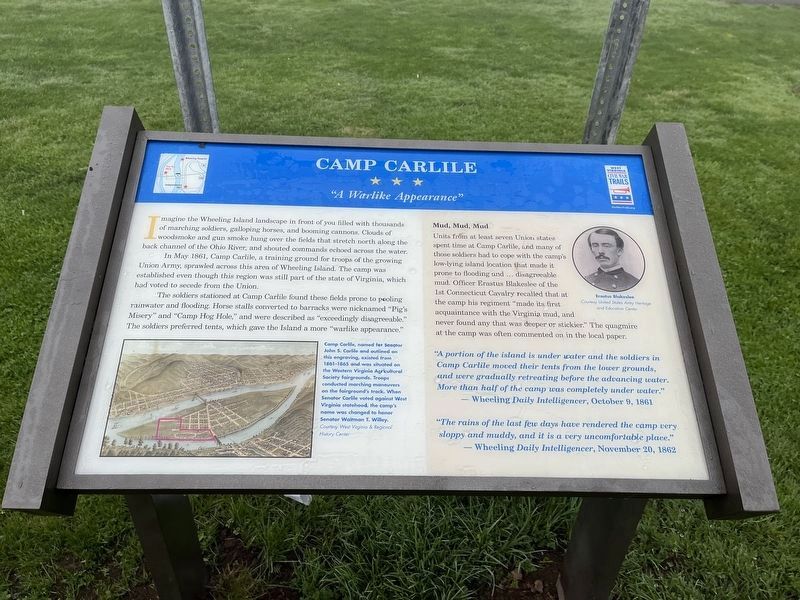 Camp Carlile Marker image. Click for full size.