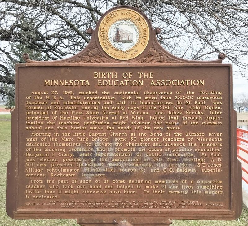 Birth of the Minnesota Education Association Marker image. Click for full size.
