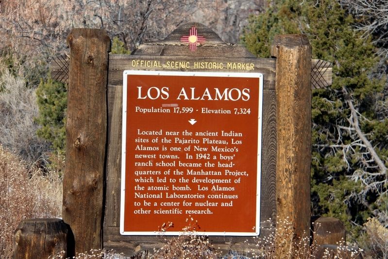 Los Alamos Marker image. Click for full size.