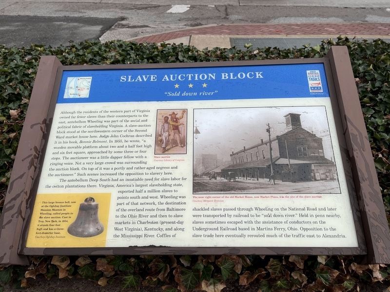 Slave Auction Block Marker image. Click for full size.