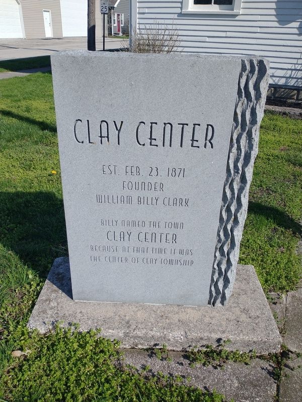 Clay Center Marker image. Click for full size.