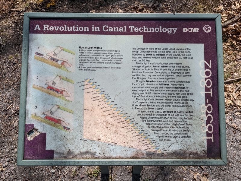 A Revolution in Canal Technology Marker image. Click for full size.
