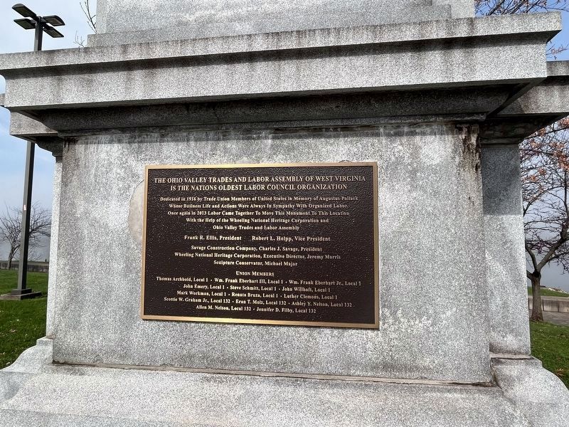 2013 Re-dedication plaque image. Click for full size.