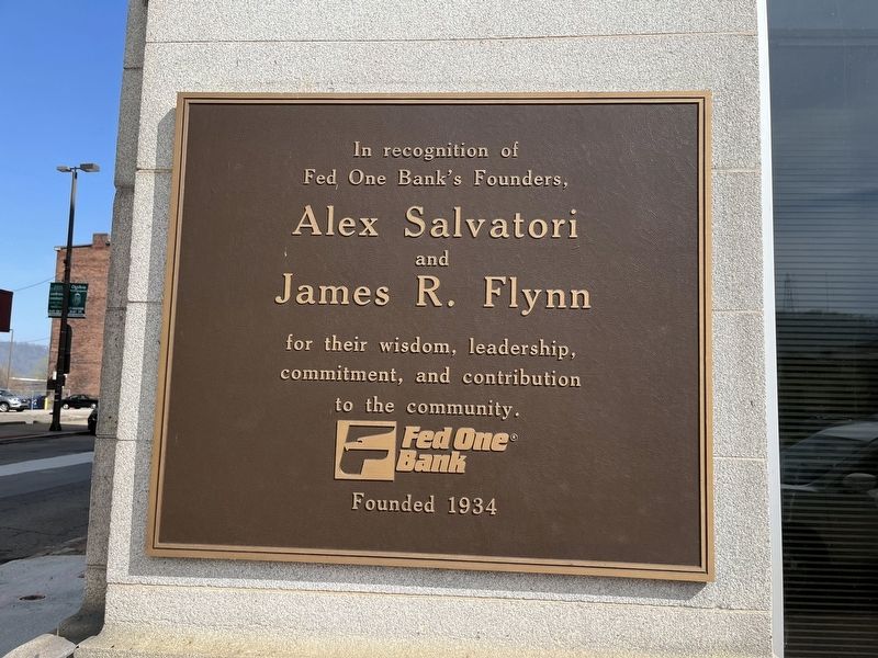 Alex Salvatori and James R. Flynn Marker image. Click for full size.