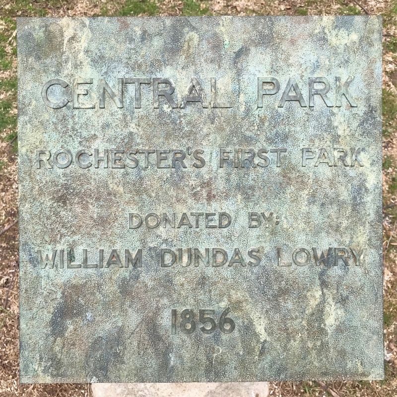 Nearby Central Park Marker image. Click for full size.