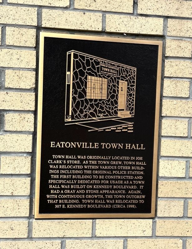 Eatonville Town Hall Marker image. Click for full size.