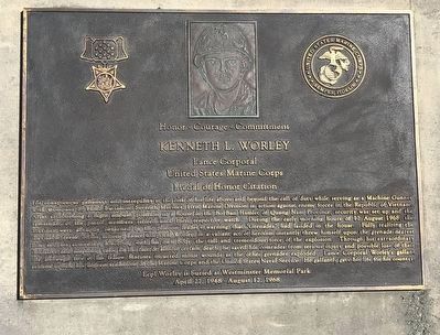 Kenneth L. Worley Marker image. Click for full size.