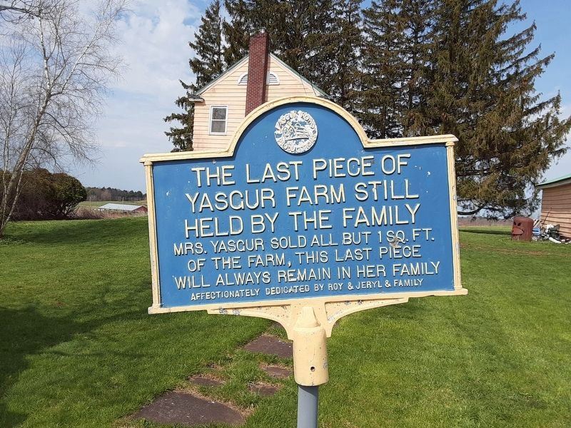 Last Piece of Yasgur Farm Marker image. Click for full size.
