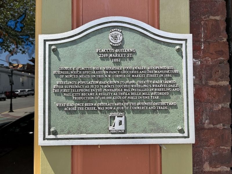 Flaccus Building Marker image. Click for full size.