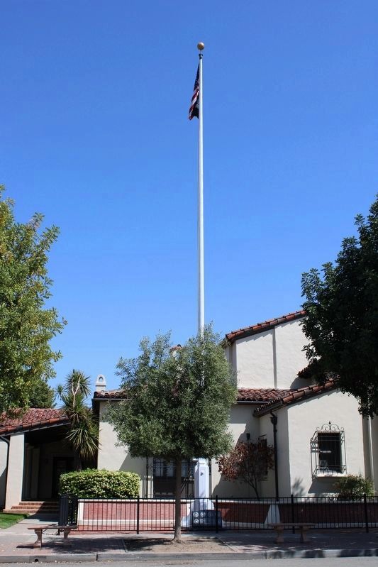 Flag pole. Click for full size. Flag pole image. Click for full size.
