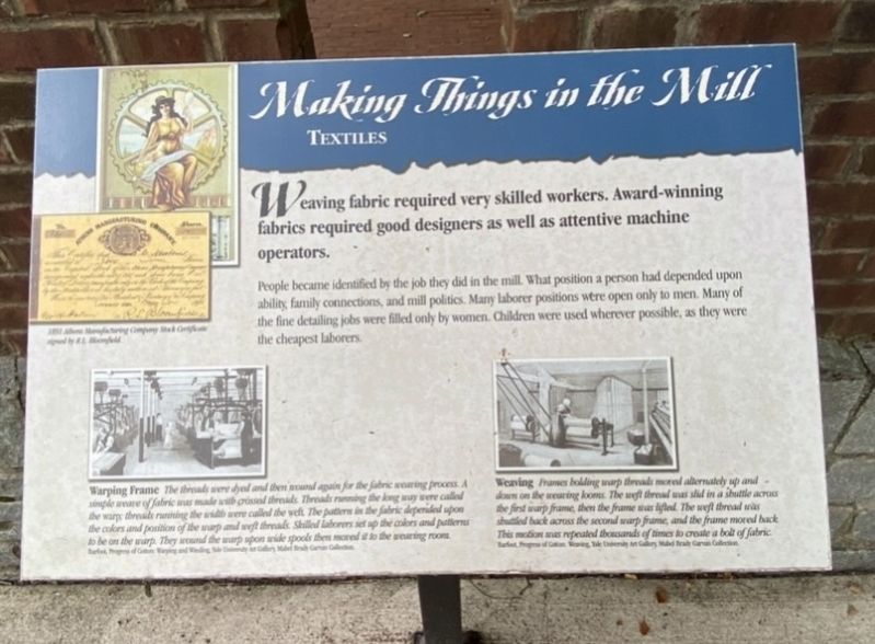 Making Things in the Mill Marker image. Click for full size.