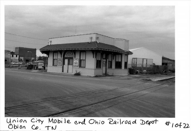 Union City, Mobile and Ohio Railroad Depot image. Click for more information.
