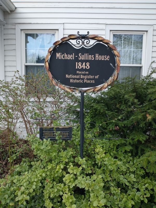Michael-Sullins House Marker image. Click for full size.