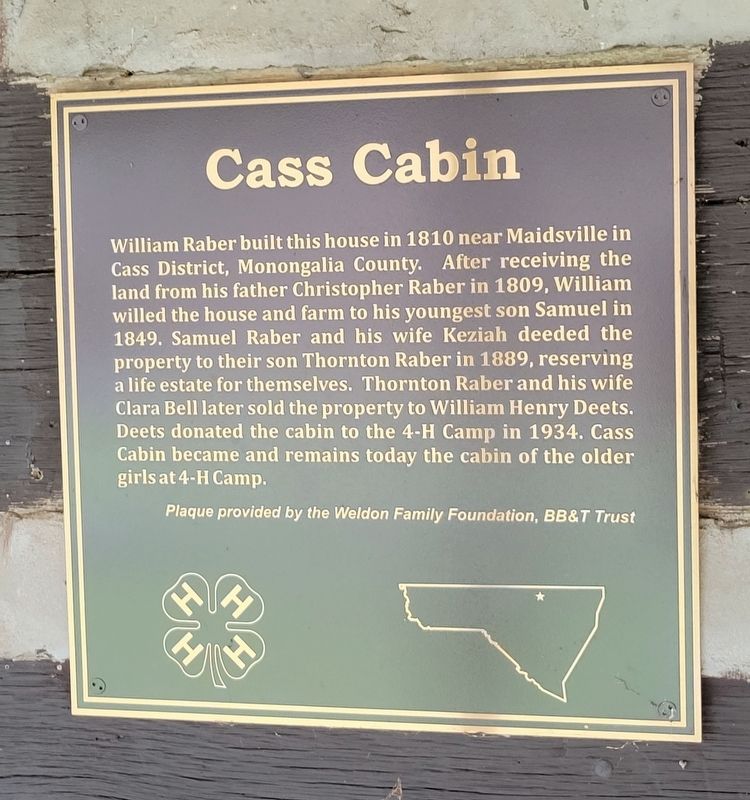 Cass Cabin Marker image. Click for full size.