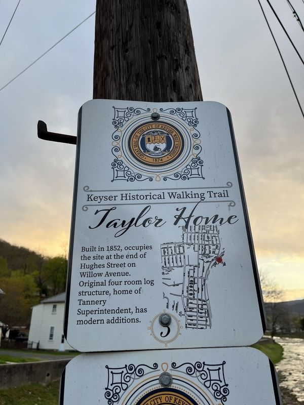 Taylor Home Marker image. Click for full size.