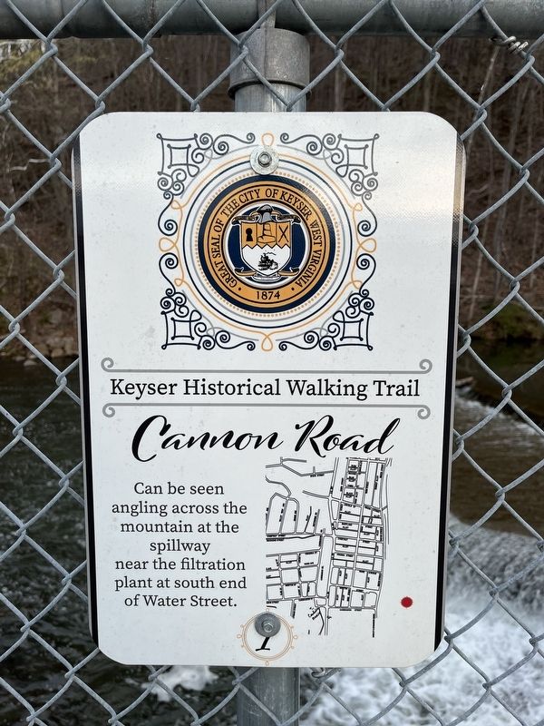 Cannon Road Marker image. Click for full size.
