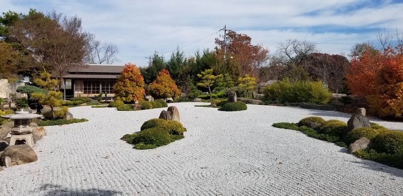 The view of the Garden of Peace looking northeast image. Click for full size.