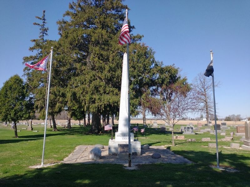 Elliston Civil War Memorial image. Click for full size.