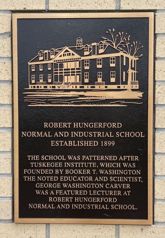 Robert Hungerford Normal and Industrial School Marker image. Click for full size.