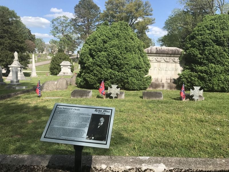 Major Nathaniel F. Cheairs Marker image. Click for full size.
