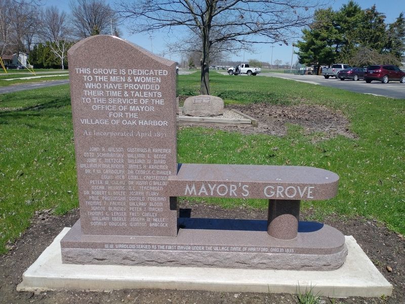 Mayor's Grove Marker image. Click for full size.