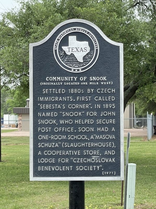Community of Snook Marker image. Click for full size.
