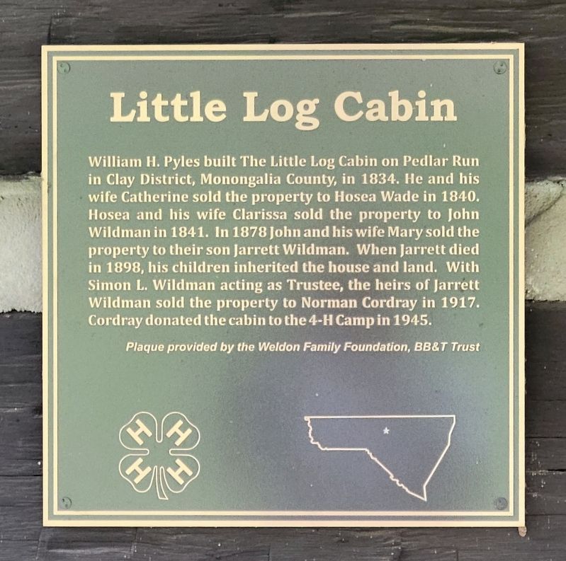 Little Log Cabin Marker image. Click for full size.