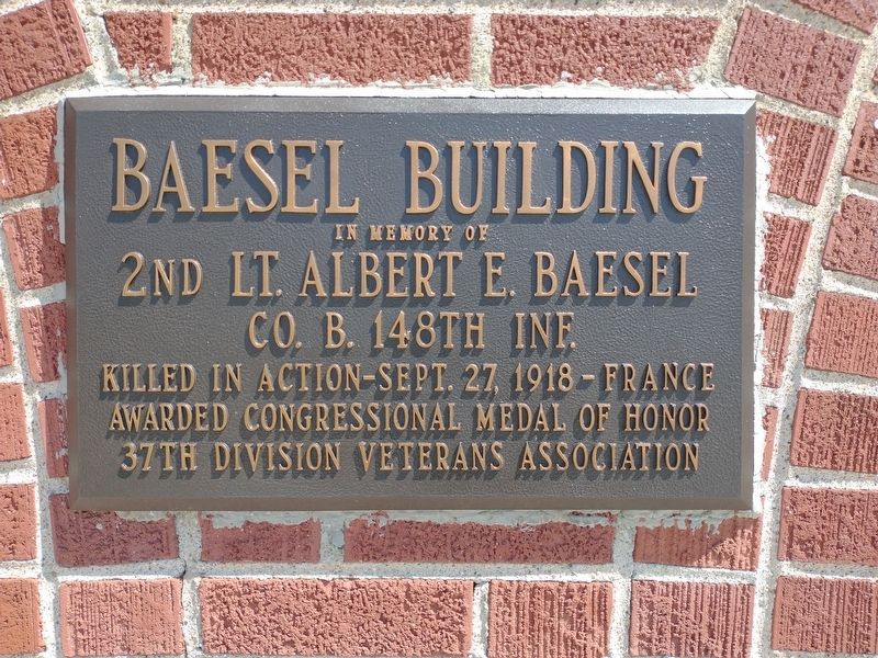 Baesel Building Marker image. Click for full size.