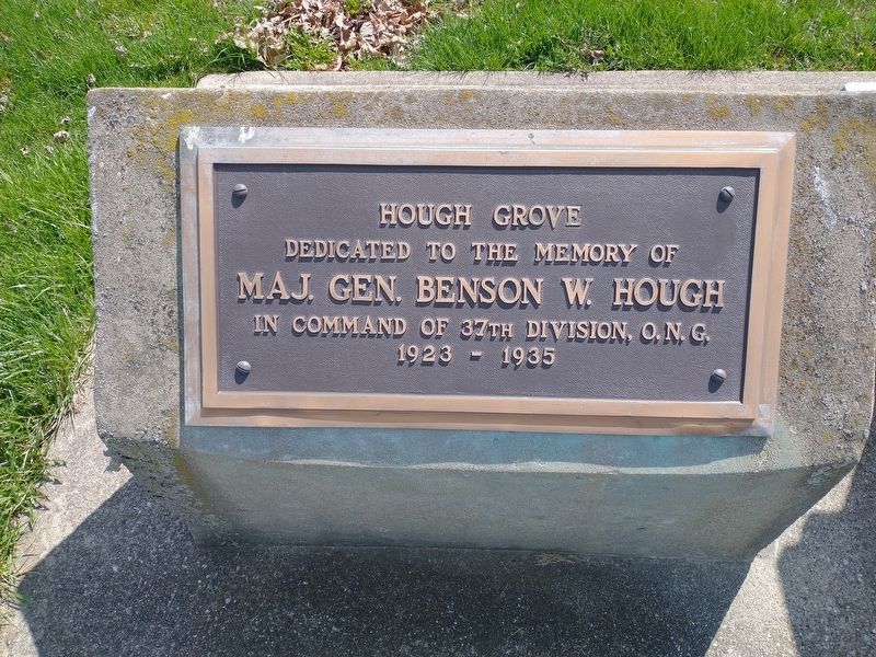 Hough Grove Marker image. Click for full size.