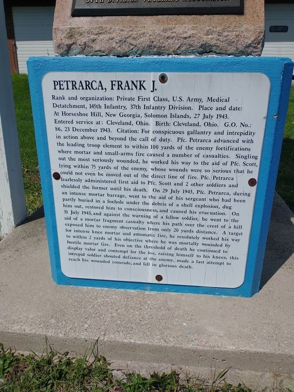 Petrarca Range Memorial image. Click for full size.