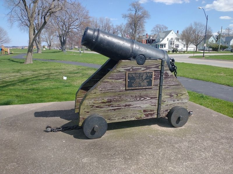Battle Of Lake Erie Gun Marker image. Click for full size.