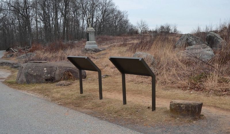 Pair of Wayside Markers image. Click for full size.