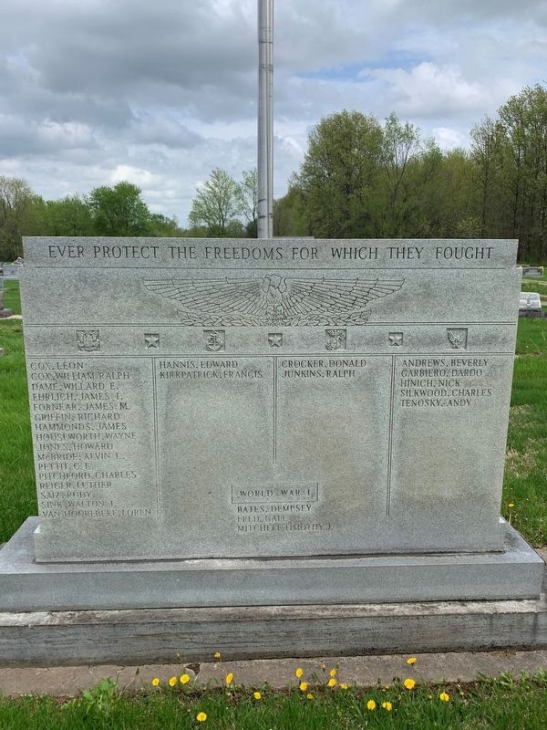 Ever Protect the Freedom for Which They Fought Marker image. Click for full size.