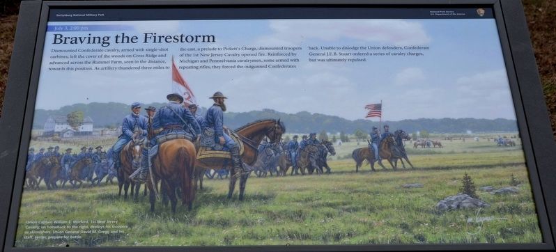 Braving the Firestorm Marker image. Click for full size.